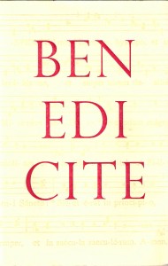 Benedicite(Cover)